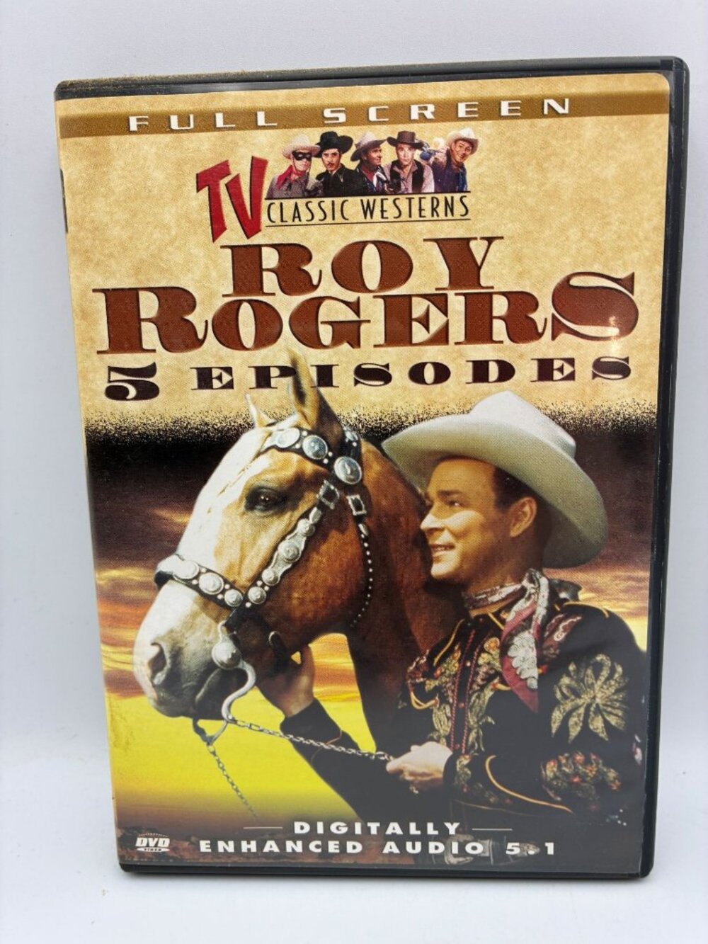 TV Classic Westerns Roy Rogers 5 Episodes Digitally Enhanced Audio Full Screen